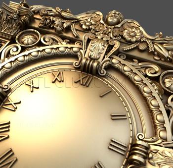 3D model 3d stl wall clock model, file for cnc machine tool (STL)